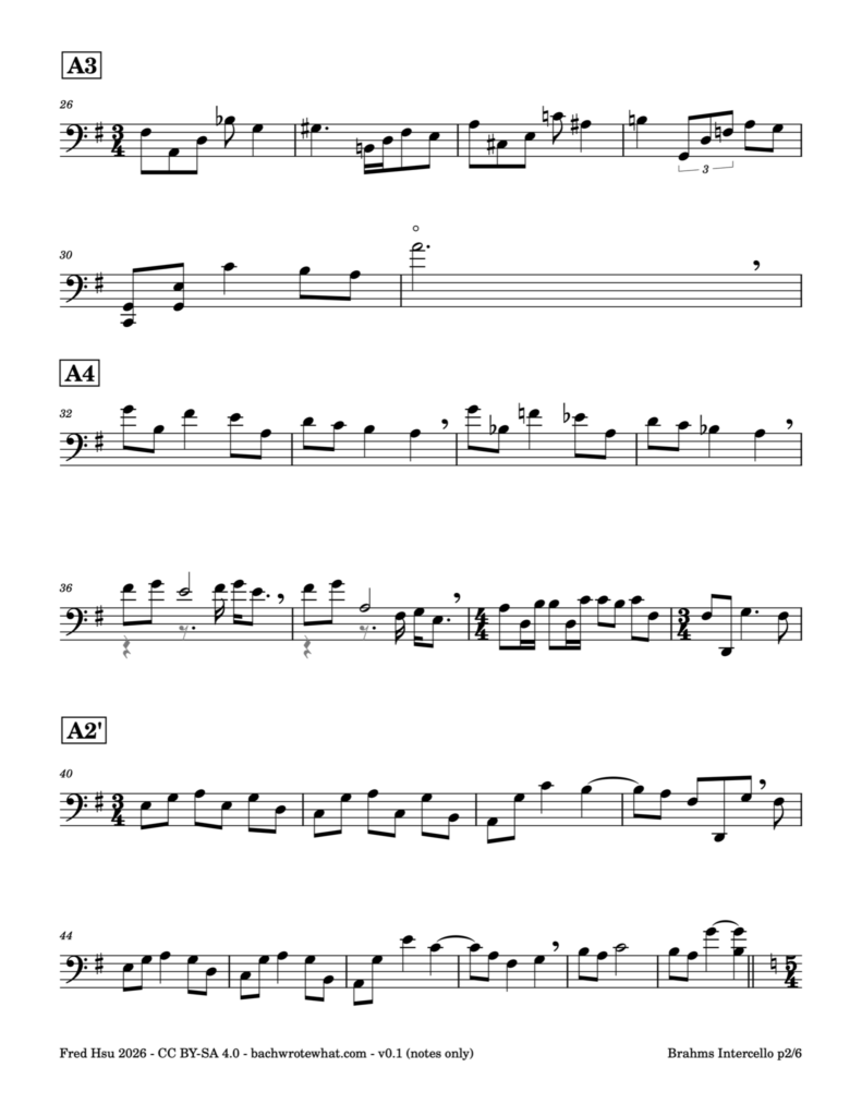 Brahms Intercello (notes only) p2