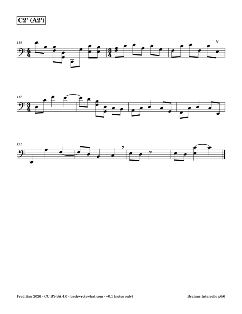 Brahms Intercello (notes only) p6